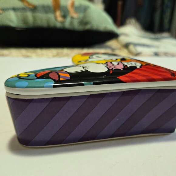 Disney Mickey & Minnie Heart Shaped Trinket Box - Picture 7 of 12